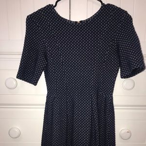 blue and white (ish) professional dress